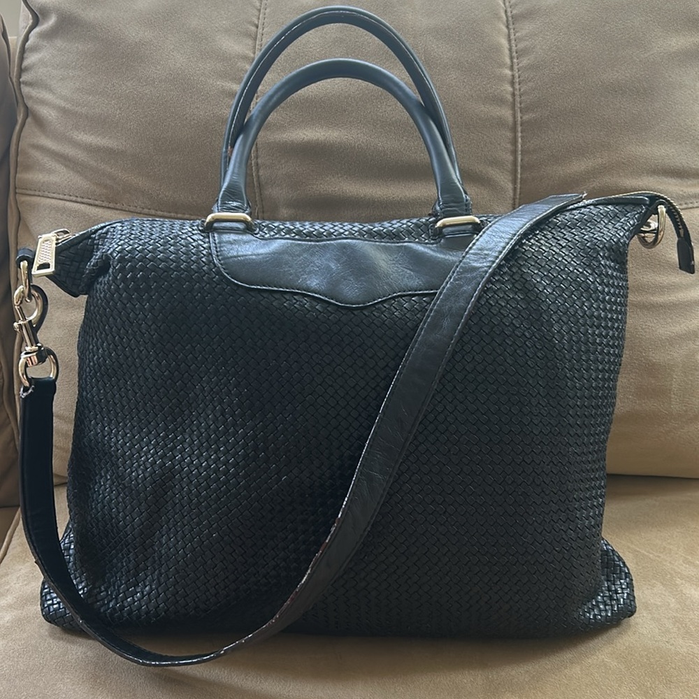 Rebecca Minkoff Black Textured Shoulder Bag